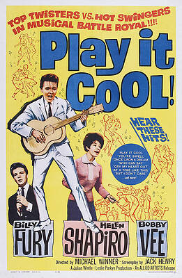 Wall Art - Photograph - Play It Cool, Us Poster Art, From Left by Everett