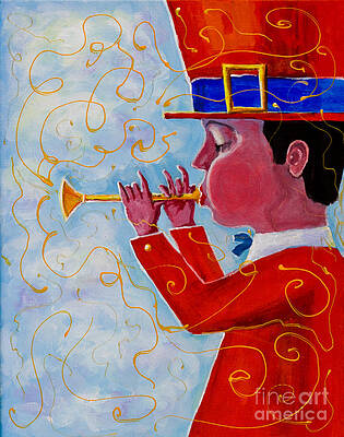  Painting - Playing for the clouds by Maxim Komissarchik