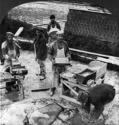Wall Art - Photograph - Poland Brickmakers, C1905 by Granger