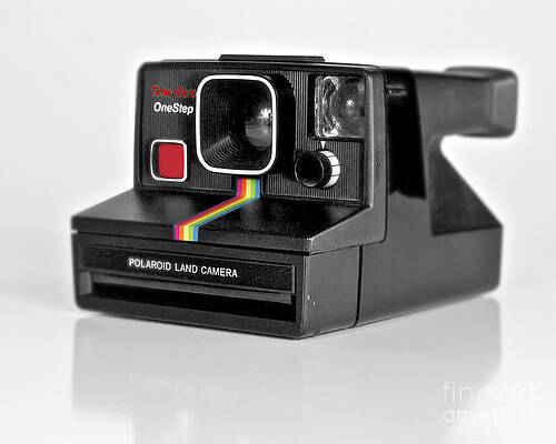 Wall Art - Photograph - Polaroid Time-Zero One Step color version by Mark Miller