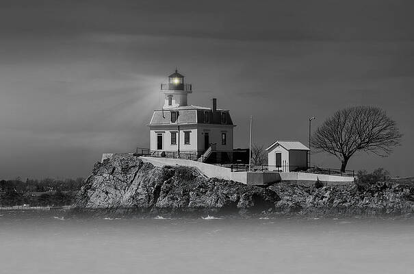 Wall Art - Photograph - Ponham Rock Light by Robin-Lee Vieira