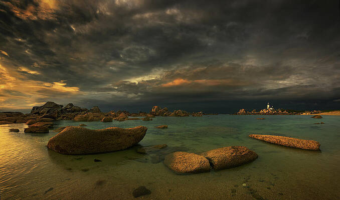 Wall Art - Photograph - Pontusval... by Krzysztof Browko
