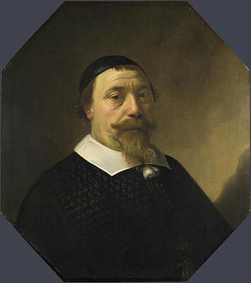 Portrait of a Bearded Man Print by Aelbert Cuyp
