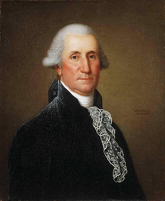 Portrait of George Washington Print by Adolph Ulrich Wertmueller