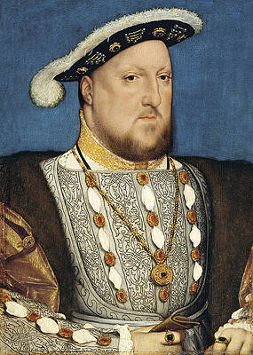 Portrait of Henry VIII of England Print by Hans Holbein the Younger