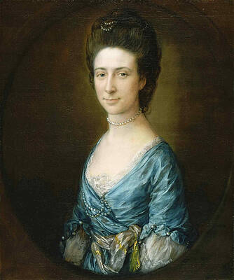 Portrait of Mrs Clement Tudway Print by Thomas Gainsborough