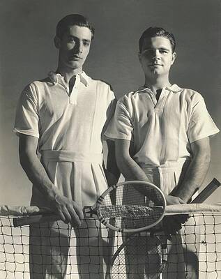 Wall Art - Photograph - Portrait Of Tennis Players by Edward Steichen