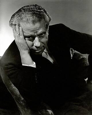 Wall Art - Photograph - Portrait Of Theater Director Max Reinhardt by Lusha Nelson