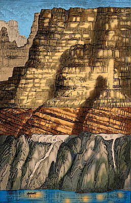 Wall Art - Photograph - Precambrian And Paleozoic Strata by Science Source