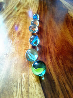 Pretty Marbles All In A Row by Abbie Shores Pretty Marbles All In A Row by Abbie Shores