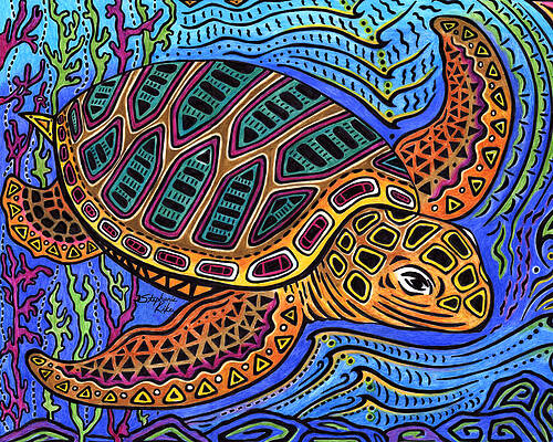 Primitive Loggerhead by Stephanie Kiker