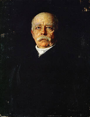 Il principe Otto von Bismarck il cancelliere tedesco gesso Busto Nuovo Bella Decorazione 
