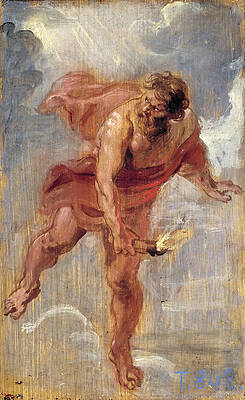 Prometheus Print by Peter Paul Rubens