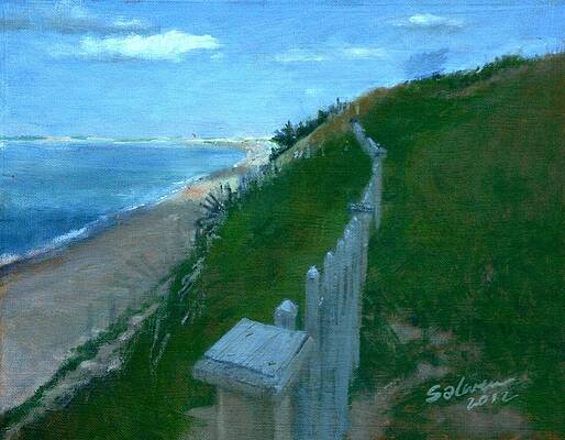 Provincetown and Cape Cod Bay from Lookout Bluff by Peter Salwen Provincetown and Cape Cod Bay from Lookout Bluff by Peter Salwen