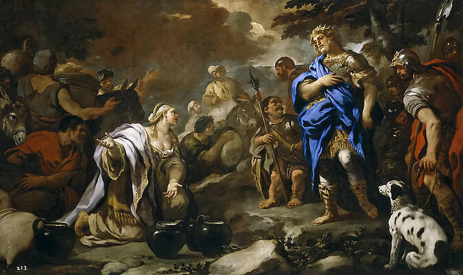 Prudent Abigail Print by Luca Giordano