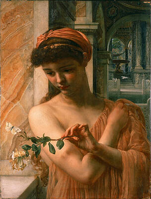 Psyche in the Temple of Love Print by Edward John Poynter