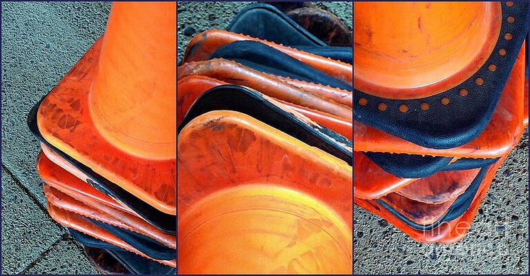 Wall Art - Photograph - Psychedelic Witch hats by Marlene Burns
