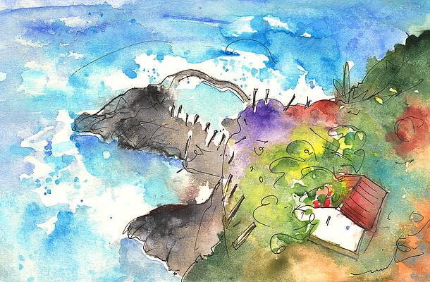 Wall Art - Painting - Puerto de La Cruz 06 by Miki De Goodaboom