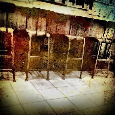 Wall Art - Photograph - Pull Up A Stool At The Star-bar-bucks! by Mark David Gerson