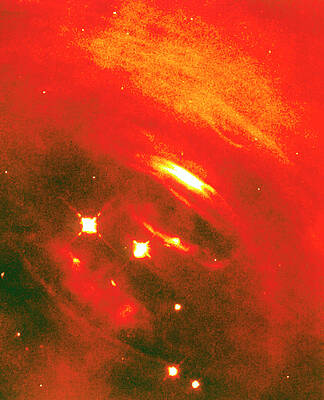 Wall Art - Photograph - Pulsar At The Core Of The Crab Nebula by Science Photo Library