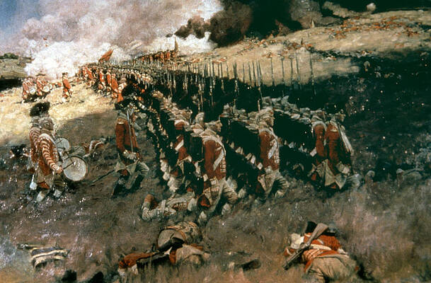 Wall Art - Painting - Battle Of Bunker Hill by Howard Pyle