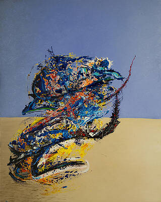 Wall Art - Painting - Quiet Desperation by Derek Kaplan