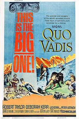 Wall Art - Photograph - Quo Vadis, Us Poster, Bottom From Left by Everett