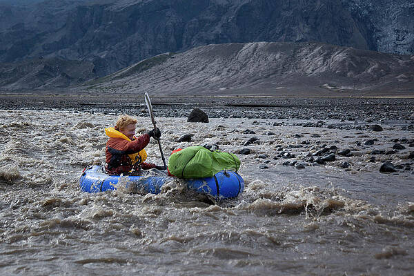 Wall Art - Photograph - Rafting The Markarflot River by Christopher Herwig