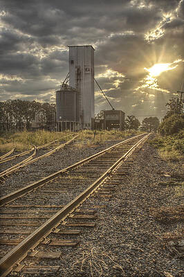 Wall Art - Photograph - Railroad Sunrise by Jason Politte