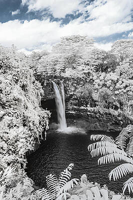 Rainbow Falls in Infrared 1 by Jason Chu Rainbow Falls in Infrared 1 by Jason Chu