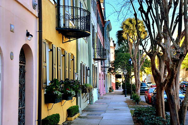 Rainbow Row HDR by Lisa Wooten Rainbow Row HDR by Lisa Wooten