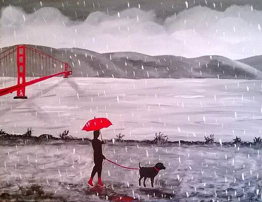 Rainy Days and Mondays Painting by Judy Kay - Fine Art America
