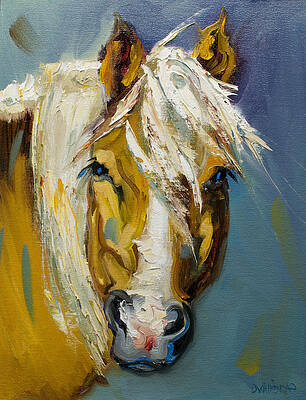 Wall Art - Painting - Ranch Horse by Diane Whitehead