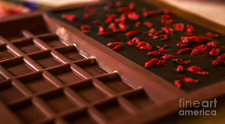 Wall Art - Photograph - Raw Chocolate Setting by Iris Richardson