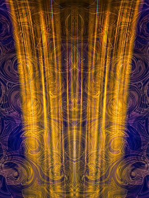 Wall Art featuring the painting Ray Of Light by Omaste Witkowski