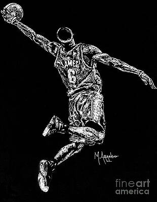 Michael Jordan running Poster by Bruno Oliveira - Fine Art America