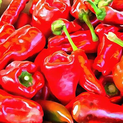 Really Red Peppers by Michael Flood Really Red Peppers by Michael Flood