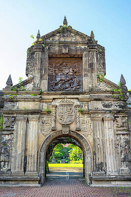 Wall Art - Photograph - Reconstructed Main Gate Entrance by Jason Langley