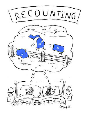 Wall Art - Drawing - Recounting by David Sipress