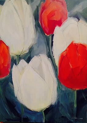 Red and White by Nancy Armstrong