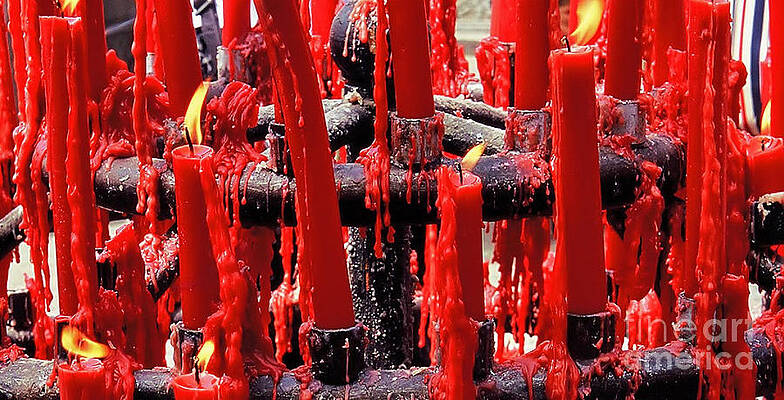 Red Candles by Ronnie Glover Red Candles by Ronnie Glover
