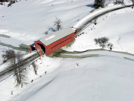 Red Covered Bridge by Rob Huntley Red Covered Bridge by Rob Huntley