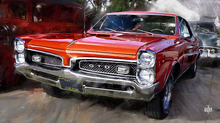 1967 Red Pontiac Tempest GTO by Garth Glazier 1967 Red Pontiac Tempest GTO by Garth Glazier