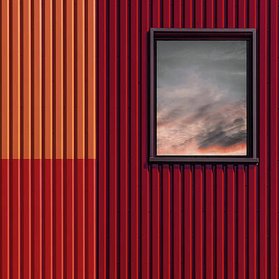Wall Art - Photograph - Red With A Touch Of Sky by Luc Vangindertael (lagrange)