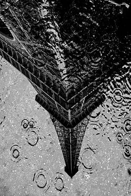Wall Art - Photograph - Reflecting on the Eiffel Tower by Mike Marsden