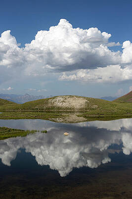 Wall Art - Photograph - Reflection On A Lake Near Basecamp by Pablo Benedito