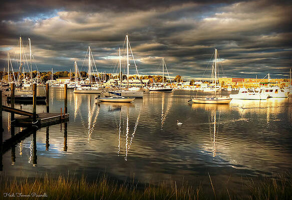 Reflections in Barrington Harbor by Heidi Farmer Reflections in Barrington Harbor by Heidi Farmer