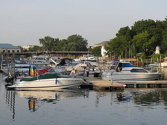 Reflections In The Small Boat Harbor by Kay Novy Reflections In The Small Boat Harbor by Kay Novy