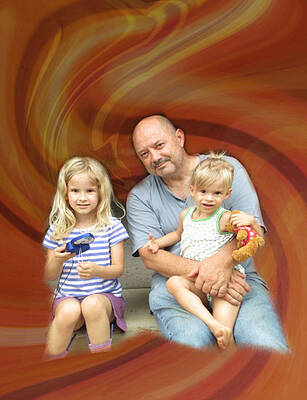 Relaxing with the grandchildren by Kevin Caudill Relaxing with the grandchildren by Kevin Caudill