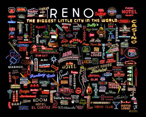 Reno Nevada Neon by Steve Ellison Reno Nevada Neon by Steve Ellison